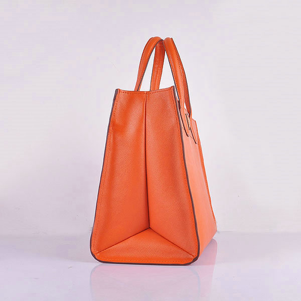 2014 Prada saffiano calf leather tote bag BN2603 orange - Click Image to Close